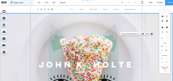 Wix - HTML5網頁編製系統